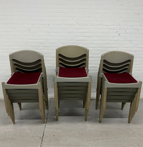 Image 1 of 16x Casala 'Strax' stacking chairs