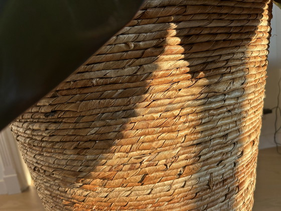 Image 1 of Large Wicker Flowerpot