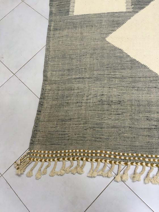 Image 1 of Tapis Kilim Boujad Berbère 3m08 x 1m93