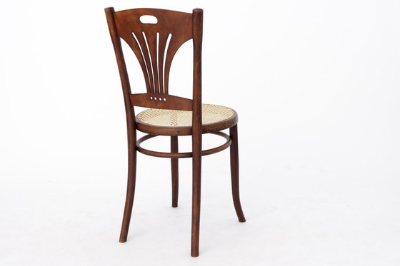 Image 1 of Chaise de bureau vintage en bois courbé, années 1930-1950, Mundus, Autriche