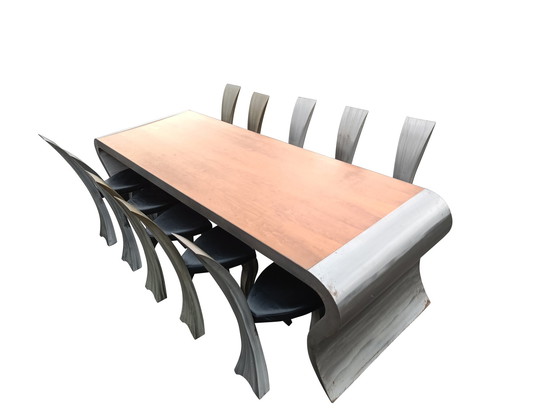 Image 1 of The Wave Dining Set Designed By Hans Kopla, 1997