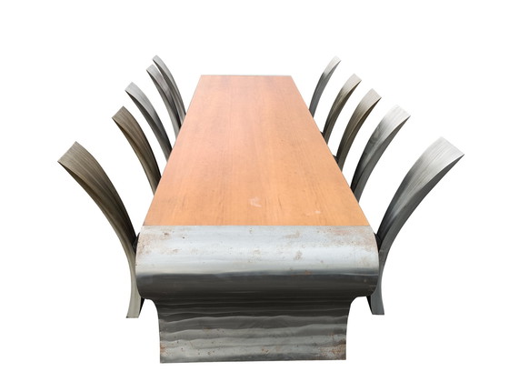 Image 1 of The Wave Dining Set Designed By Hans Kopla, 1997