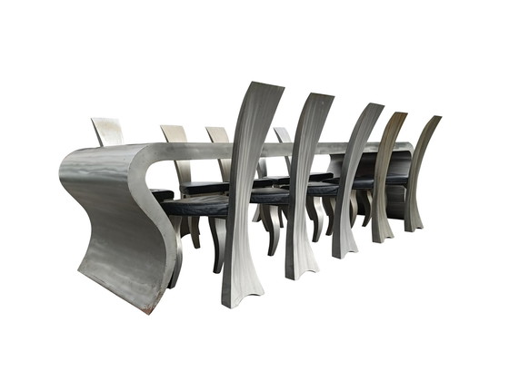 Image 1 of The Wave Dining Set Designed By Hans Kopla, 1997