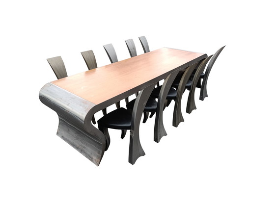 Image 1 of The Wave Dining Set Designed By Hans Kopla, 1997