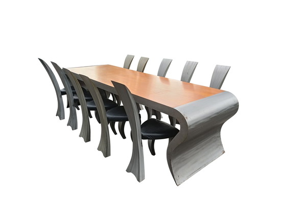 Image 1 of The Wave Dining Set Designed By Hans Kopla, 1997