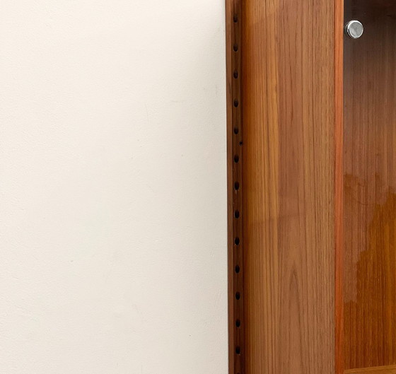 Image 1 of Vintage Poul Cadovius Teak Wood Wall Unit, Royal System Shelf