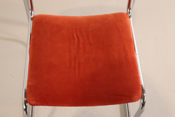 Image 1 of 2 chaises vintage à cadre tubulaire