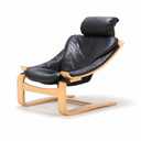Poltrona lounge Nelo Ake Fribyter dal design scandinavo 'Kroken'