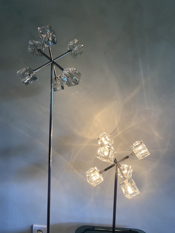 Image 1 of Set di lampade da tavolo e da terra vintage Ikea Isåsa