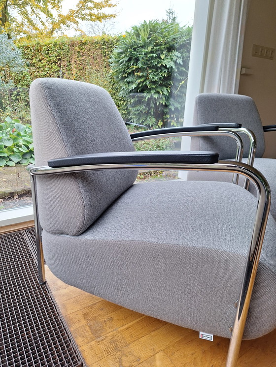 Image 1 of 2X Movani Bouwhuis Armchairs Gray