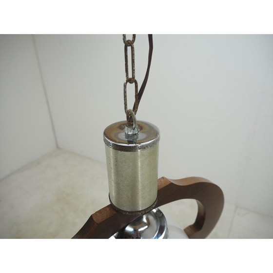 Image 1 of Lampadario in vetro di metà secolo, Italia anni '50