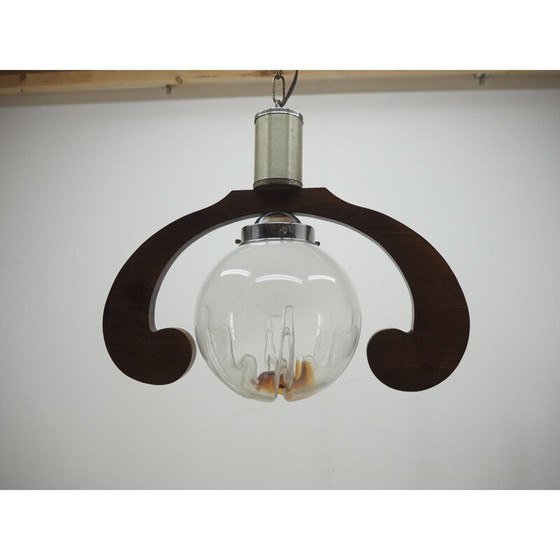 Image 1 of Lampadario in vetro di metà secolo, Italia anni '50