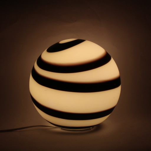 Matt Glass Swirl Lamp