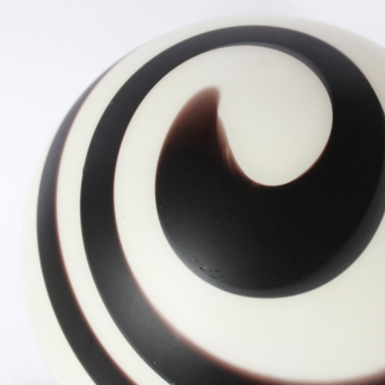 Image 1 of Matt Glass Swirl Lamp