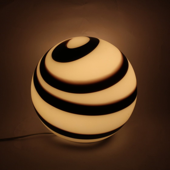 Image 1 of Matt Glass Swirl Lamp