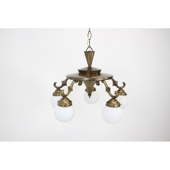 Image 1 of Vintage Art Deco chandelier, 1930s