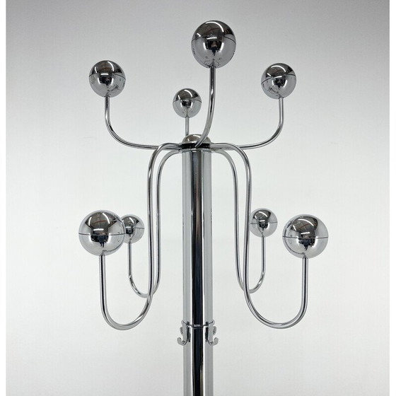 Image 1 of Vintage chrome-plated coat rack, Italy 1960s