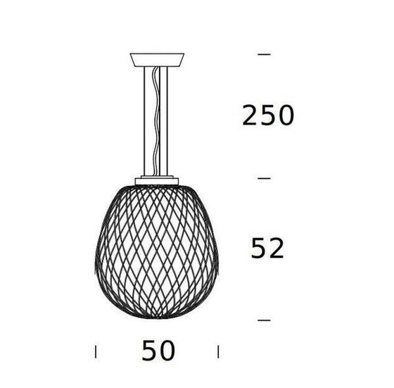 Image 1 of Lámpara colgante Pinecone de Fontana Arte