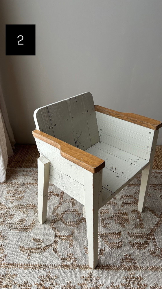 Image 1 of 2 Pieces Piet Hein Eek Children's Chairs