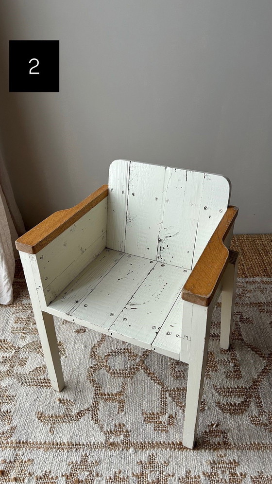 Image 1 of 2 Pieces Piet Hein Eek Children's Chairs