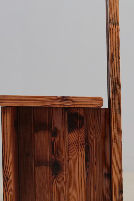 Image 1 of Set Of 4 Sculptural Italian Pine Chairs