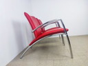 2x Vintage Kebe design armchairs