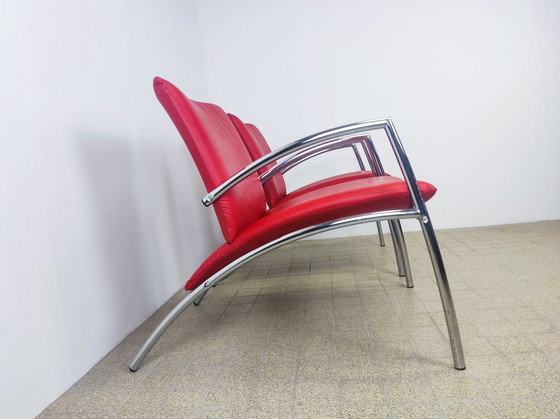 Image 1 of 2x Vintage Kebe design armchairs