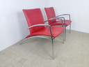 2x Vintage Kebe design armchairs