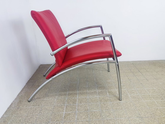 Image 1 of 2x Vintage Kebe design armchairs