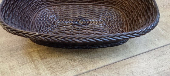 Image 1 of Cesta de pan trenzada Emsa marrón 