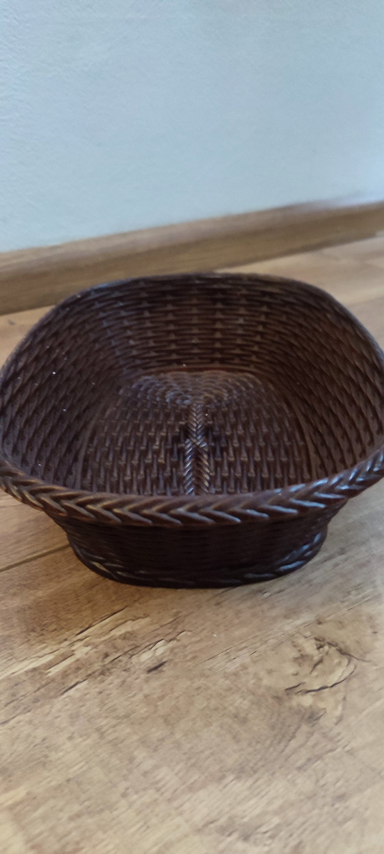 Image 1 of Cesta de pan trenzada Emsa marrón 