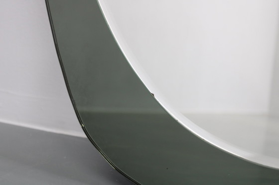 Image 1 of 1980S Oval Italian Mirror 