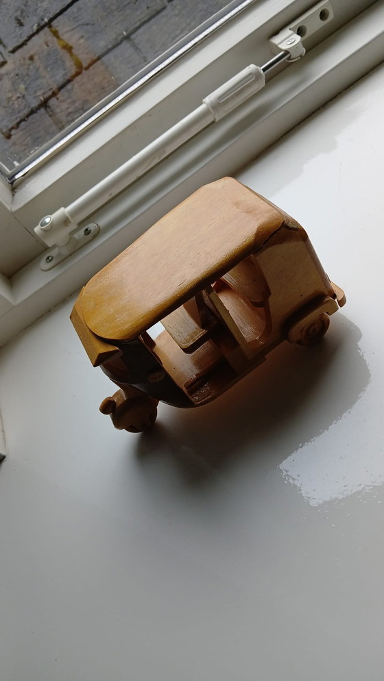 Image 1 of Tuk Tuk Wood Handmade Decoration