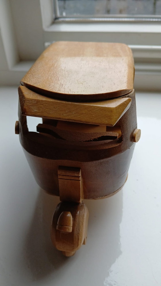 Image 1 of Tuk Tuk Wood Handmade Decoration