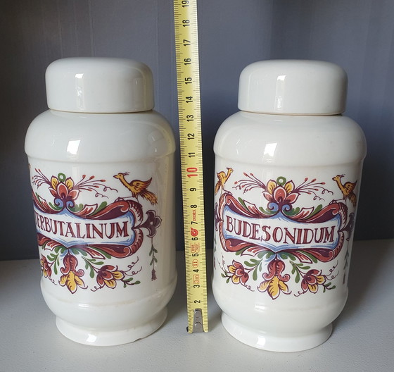 Image 1 of 2 tarros de farmacia Zenith Gouda