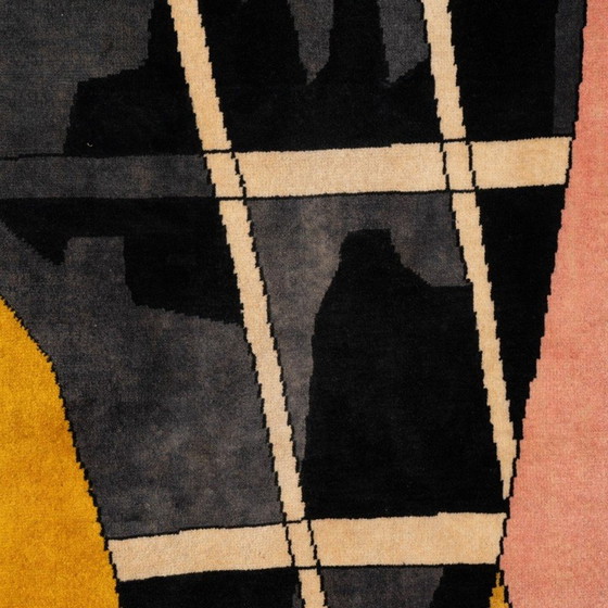 Image 1 of Vintage "Taureau II" wool rug, 1953