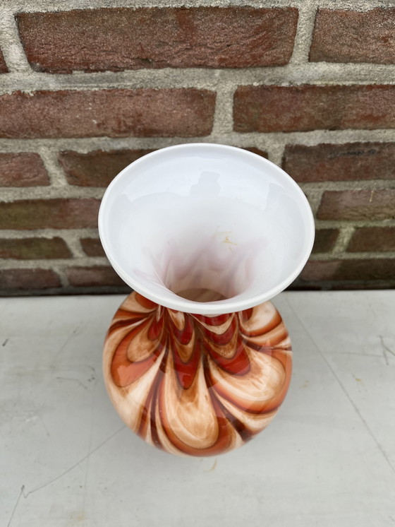 Image 1 of Vintage Opaline Florence Vase