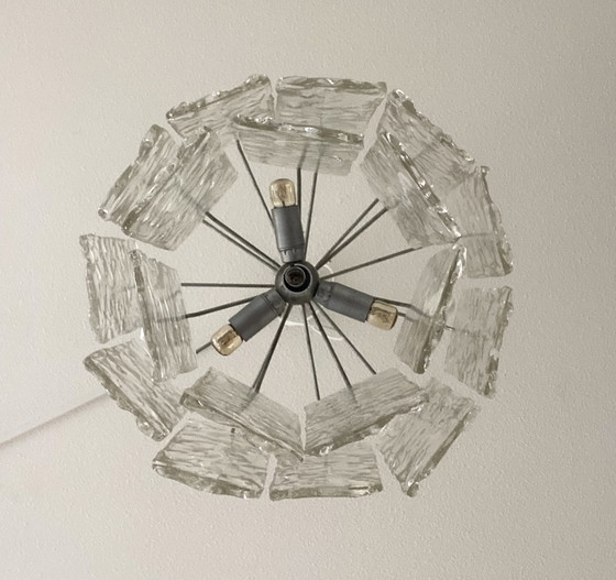 Image 1 of Large vintage pendant lamp 70'S