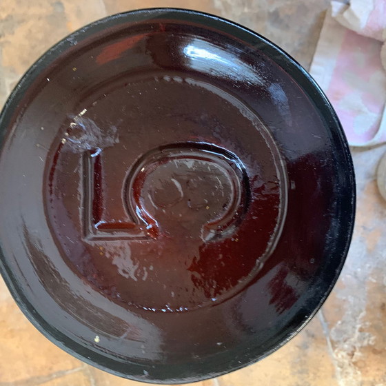 Image 1 of Old apothecary/pharmacy bottle, in brown glass 5L