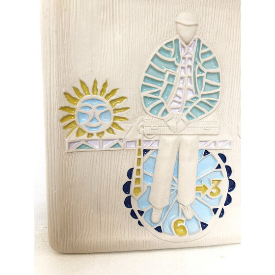 Image 1 of Pair of vintage ceramic dishes for Chiminazzo, Italy 1970