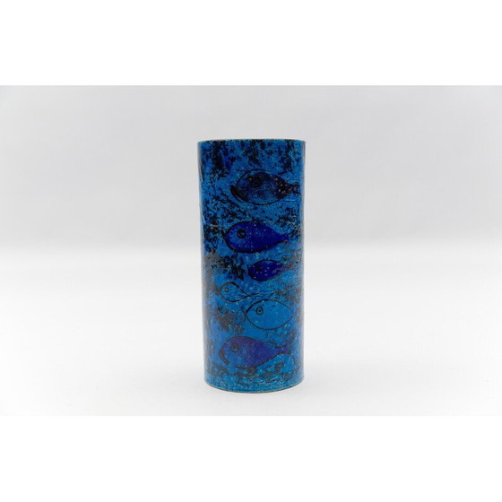 Image 1 of Vintage ceramic vase with fish motif by Londi for Bitossi, 1960