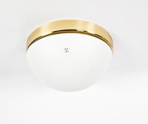 Peill & Putzler - wall lamp - ceiling lamp - brass - gold - glass - 1970's