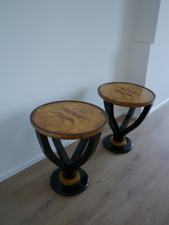 Image 1 of 2x Art Deco Side Tables