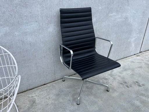 Vitra Eames Ea108 Leather Chair