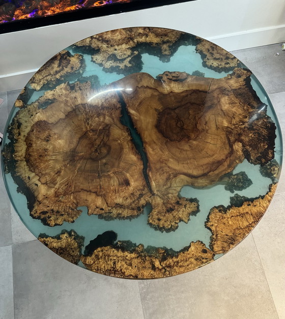 Image 1 of Design epoxy coffee table