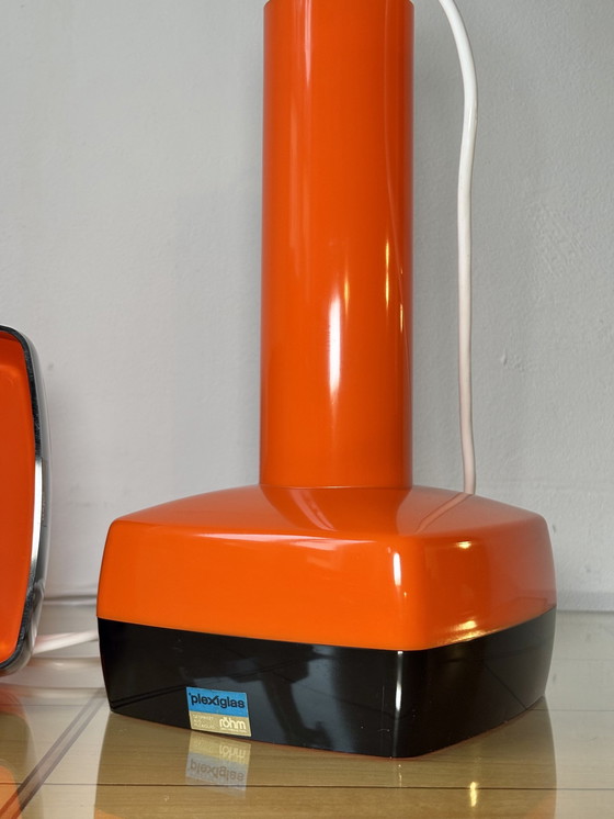 Image 1 of Pop Art Pendant Light, Denmark 1970S, Vintage Lamp, Space Age, Original Box, Design Bent Karlby For A. Schrøder Kemi - Ask Belys