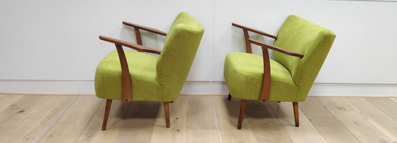 Image 1 of 2 poltrone vintage - Mid-Century | Nuovo rivestimento