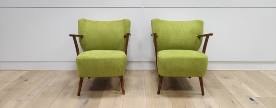 Image 1 of 2 poltrone vintage - Mid-Century | Nuovo rivestimento