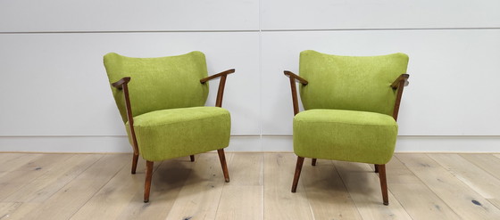 Image 1 of 2 poltrone vintage - Mid-Century | Nuovo rivestimento