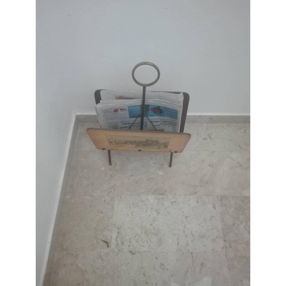 Image 1 of Italian Vintage Magazine Rack - 1950s